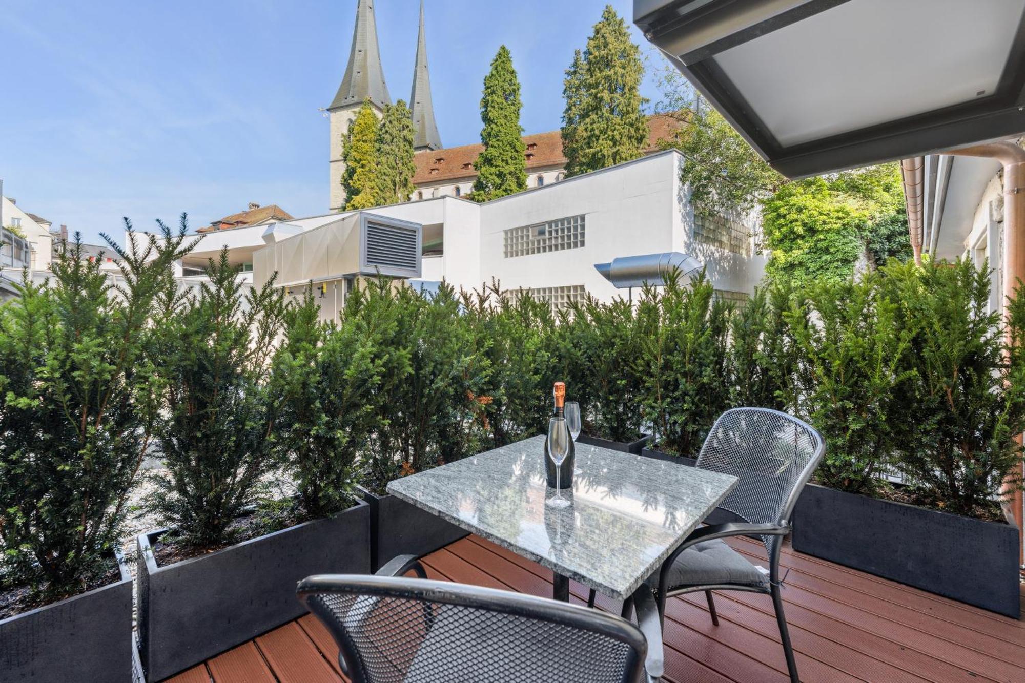 Glandon Rooms Haldenhof - Self-Check-In Lucerne ภายนอก รูปภาพ